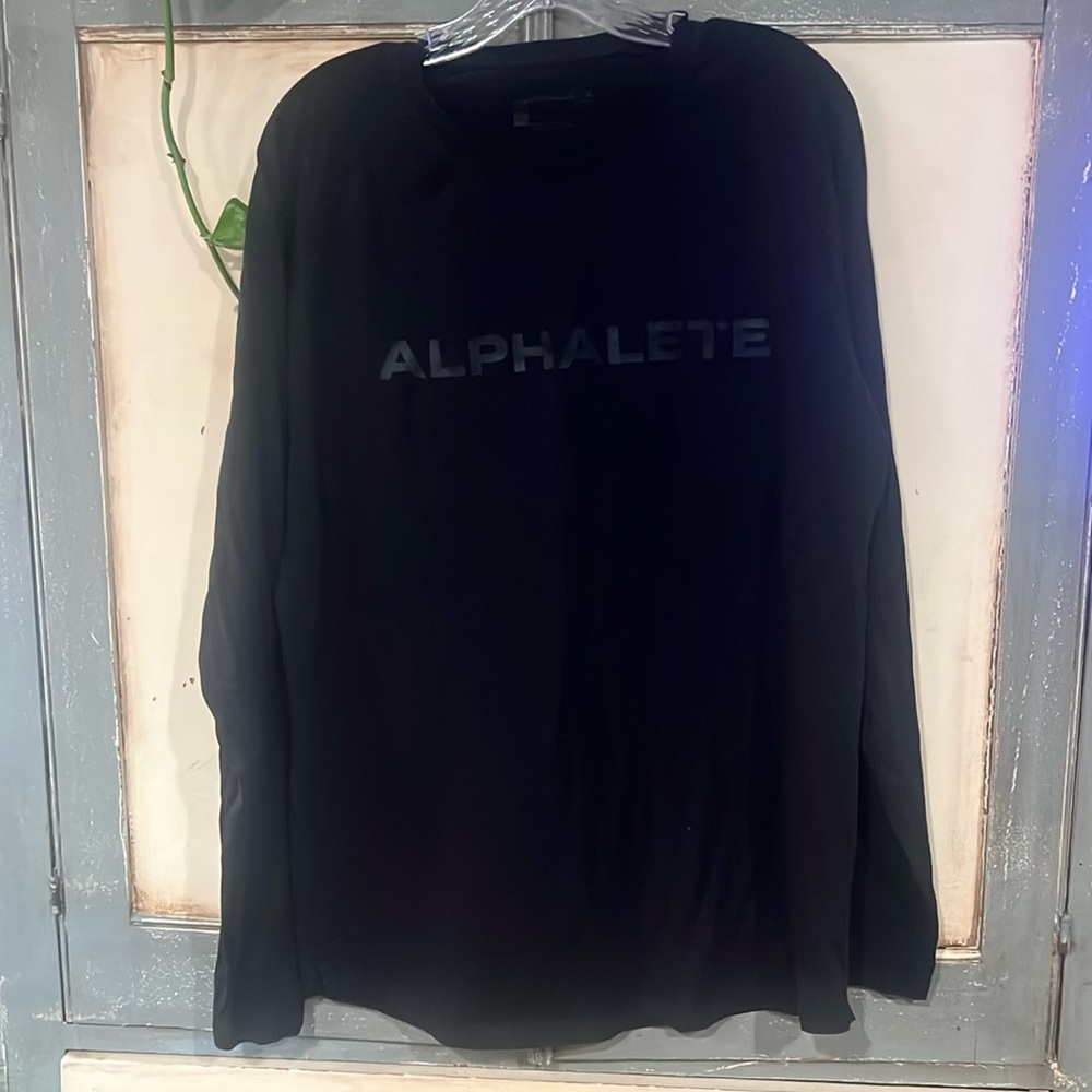 Alphalete Black Long Sleeve Top